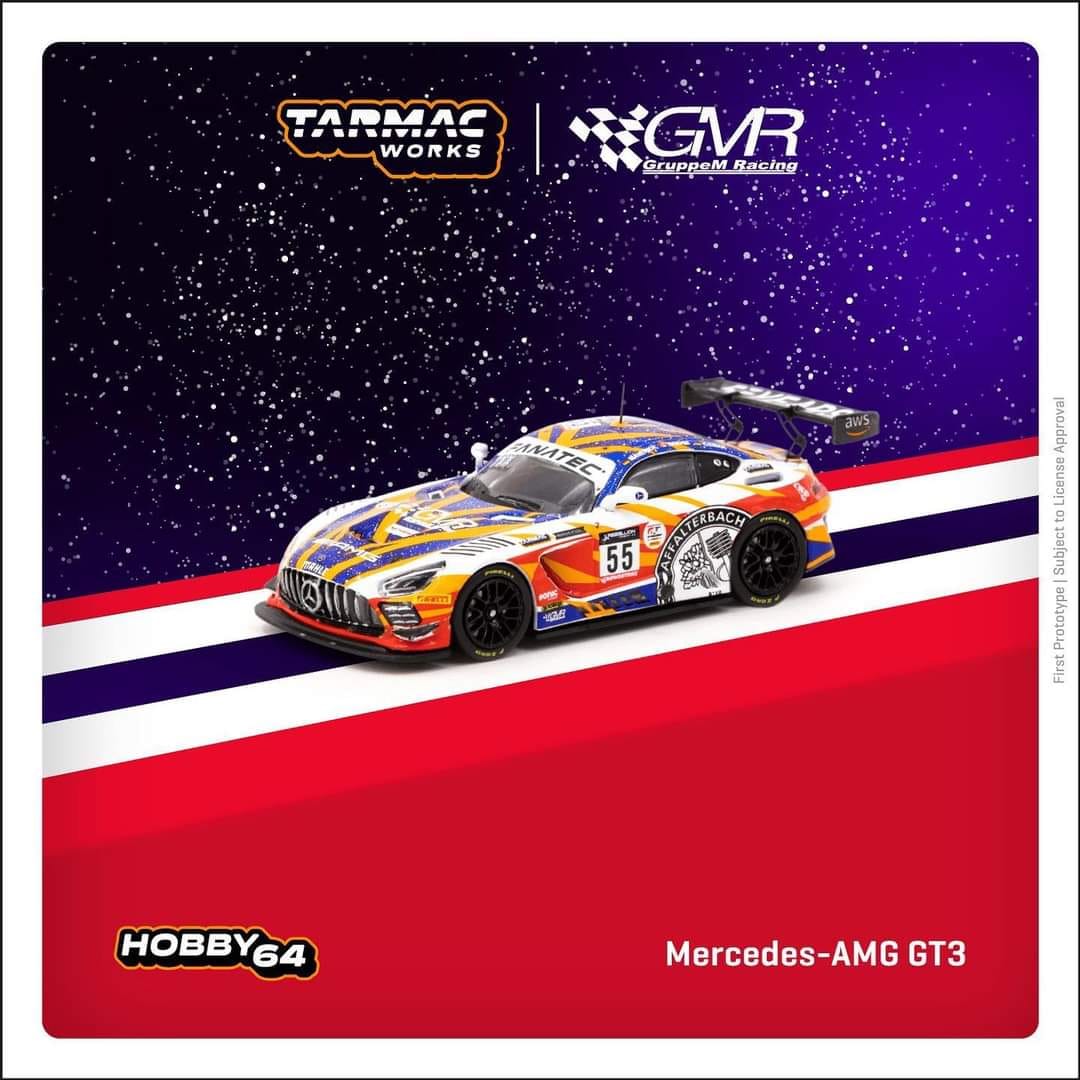 Tarmac Works Mercedes-AMG GT3 24 Hours of SPA 2022 GruppeM Racing M. Engel / M. Buhk/ M. Grenier