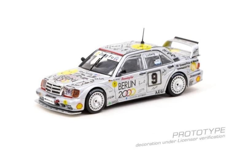 Tarmac Works Mercedes-Benz 190 E 2.5-16 Evolution II Macau Guia Race 1992 K.Ludwig