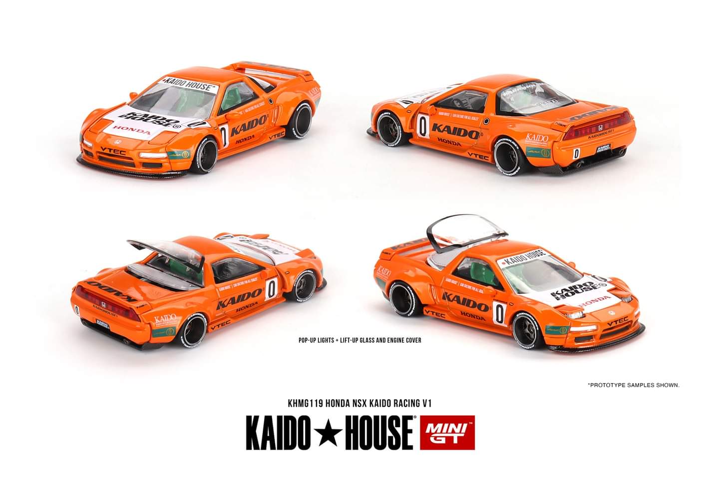 Kaido House x Mini-GT Honda NSX Kaido Racing