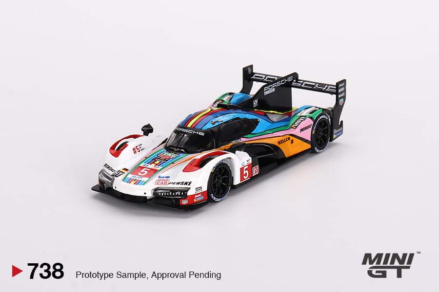 Mini-GT Porsche 963 Porsche Penske Motorsport 2023 24 Hrs. of Le Mans 3 Cars Set Limited Edition 3000 Sets