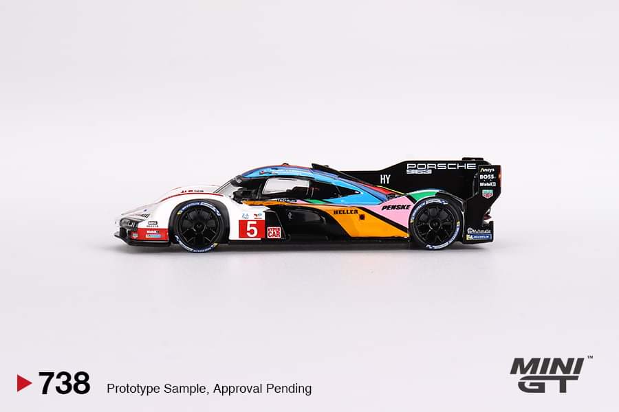 Mini-GT Porsche 963 Porsche Penske Motorsport 2023 24 Hrs. of Le Mans 3 Cars Set Limited Edition 3000 Sets