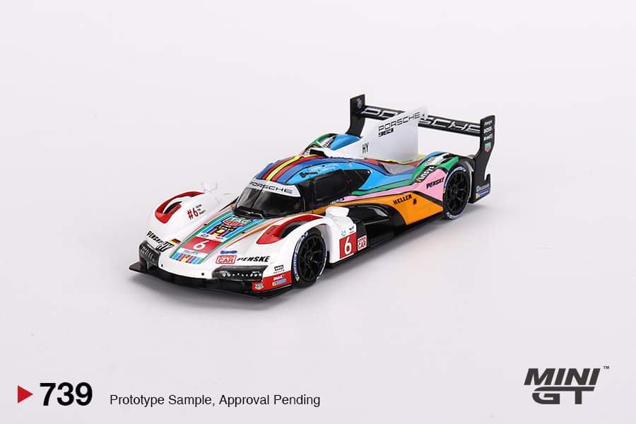 Mini-GT Porsche 963 Porsche Penske Motorsport 2023 24 Hrs. of Le Mans 3 Cars Set Limited Edition 3000 Sets