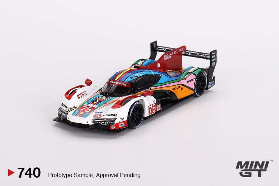 Mini-GT Porsche 963 Porsche Penske Motorsport 2023 24 Hrs. of Le Mans 3 Cars Set Limited Edition 3000 Sets
