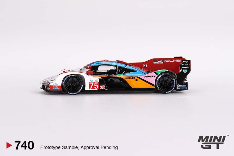 Mini-GT Porsche 963 Porsche Penske Motorsport 2023 24 Hrs. of Le Mans 3 Cars Set Limited Edition 3000 Sets