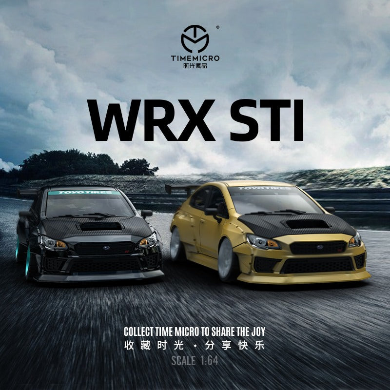 Time Micro Subaru WRX STi in Gold or Black