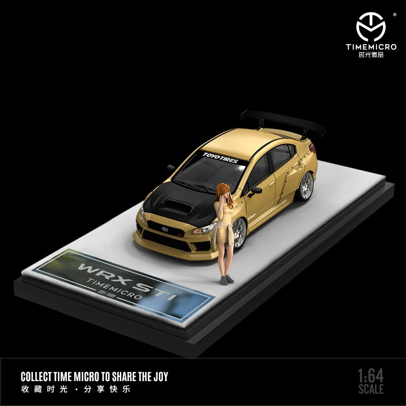Time Micro Subaru WRX STi in Gold or Black