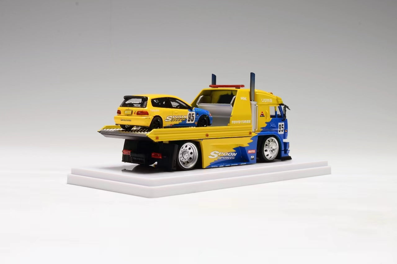 Street Weapon x Stance Hunters KamaZ Modified Trailer Truck Spoon Sports Livery SET