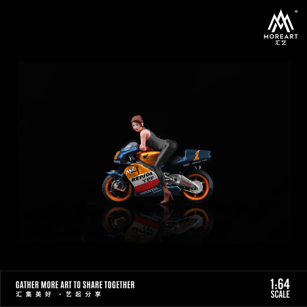 More Art No.1 Racing Motorcycle Figure