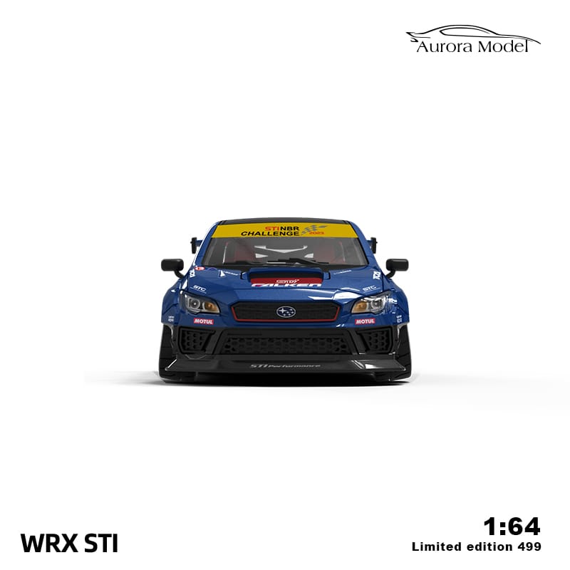 Aurora Model Subaru WRX STI Nurg Berlin Challenge Livery w/ Figurine