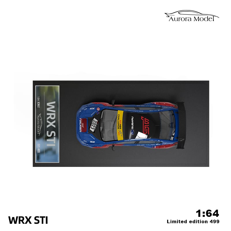 Aurora Model Subaru WRX STI Nurg Berlin Challenge Livery w/ Figurine