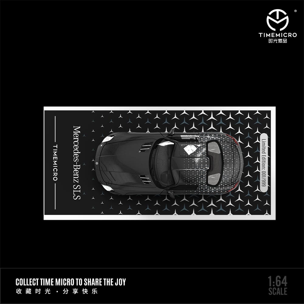 TimeMicro Mercedes-Benz SLS in Black with Stars Livery