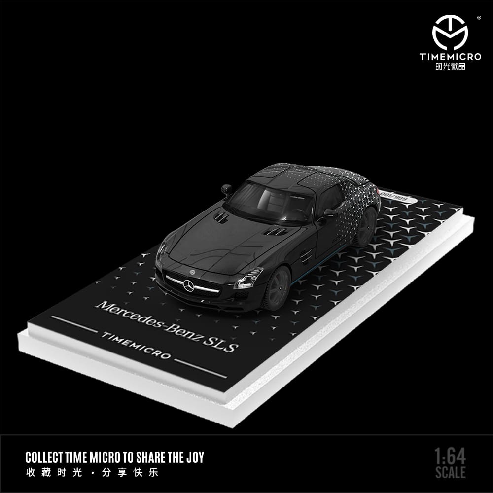 TimeMicro Mercedes-Benz SLS in Black with Stars Livery