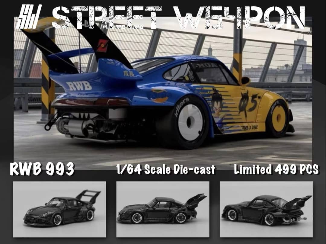 Street Weapon RWB 993 Dragon Ball Liveries