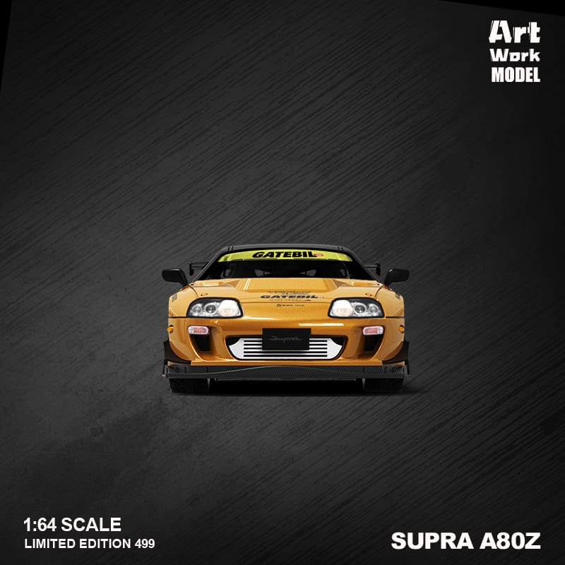 ArtWork Toyota Supra A80 in Gold