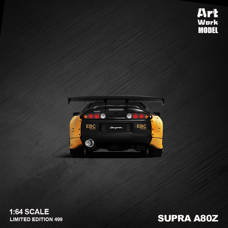 ArtWork Toyota Supra A80 in Gold