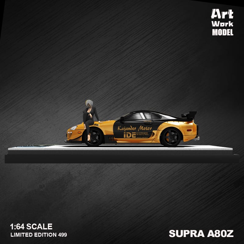 ArtWork Toyota Supra A80 in Gold