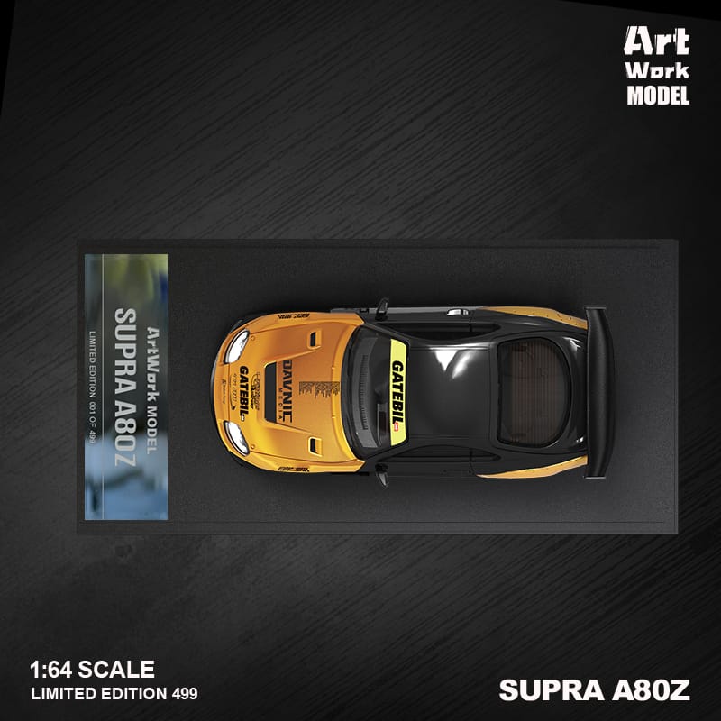 ArtWork Toyota Supra A80 in Gold