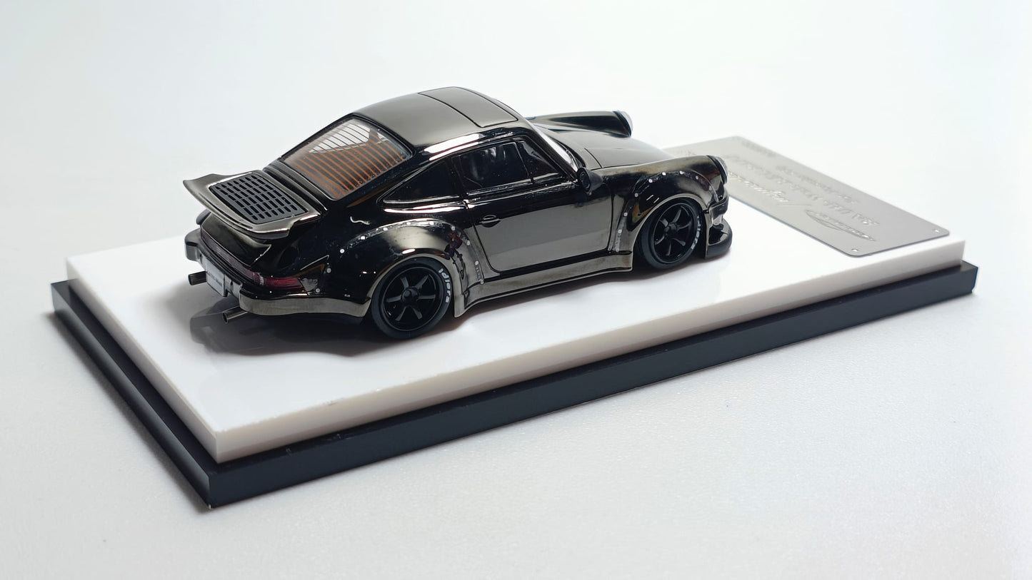 MyModelCollect Porsche RWB930 in Chrome Gunmetal Gray