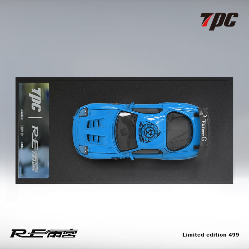 TPC 1/64 Mazda RX7 in Blue