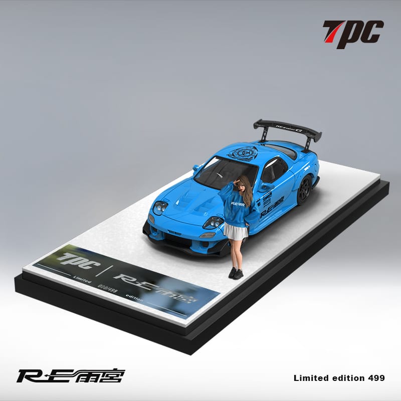 TPC 1/64 Mazda RX7 in Blue