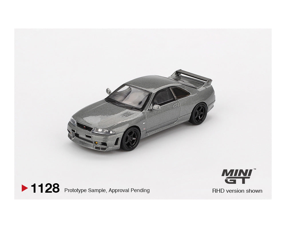 Mini GT 1:64 NISSAN Skyline GT-R Dark Metal Gray (NISMO BCNR33 CRS Version) – Limited Edition