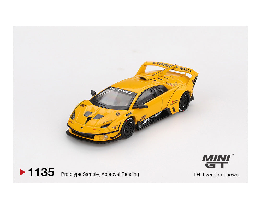 Mini GT 1:64 LB★WORKS Mini GT 1:64 LB-Silhouette WORKS MURCIELAGO GT Evo – Yellow