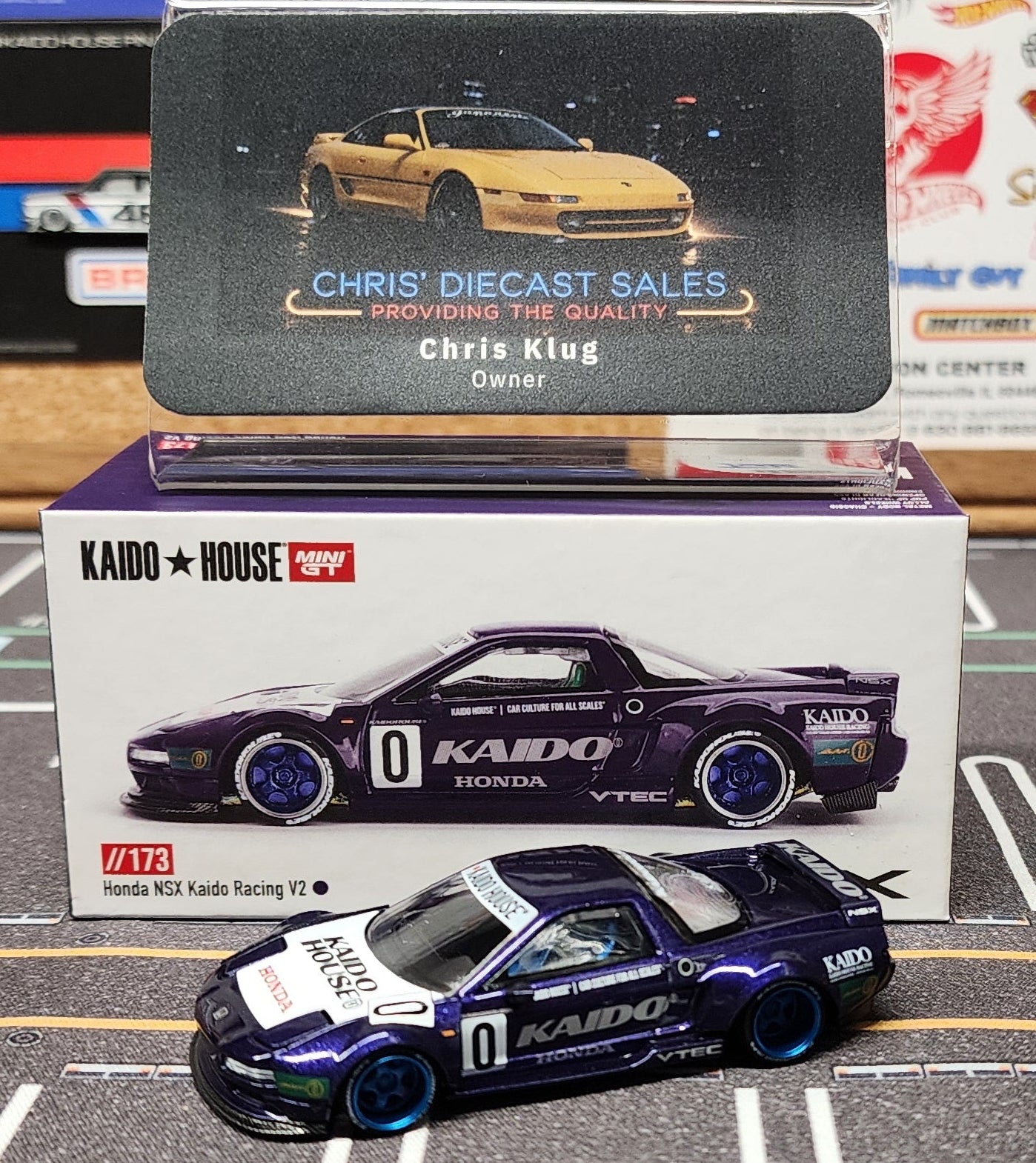*OPENED* Kaido House x Mini GT Honda NSX Kaido Racing V2 – Purple