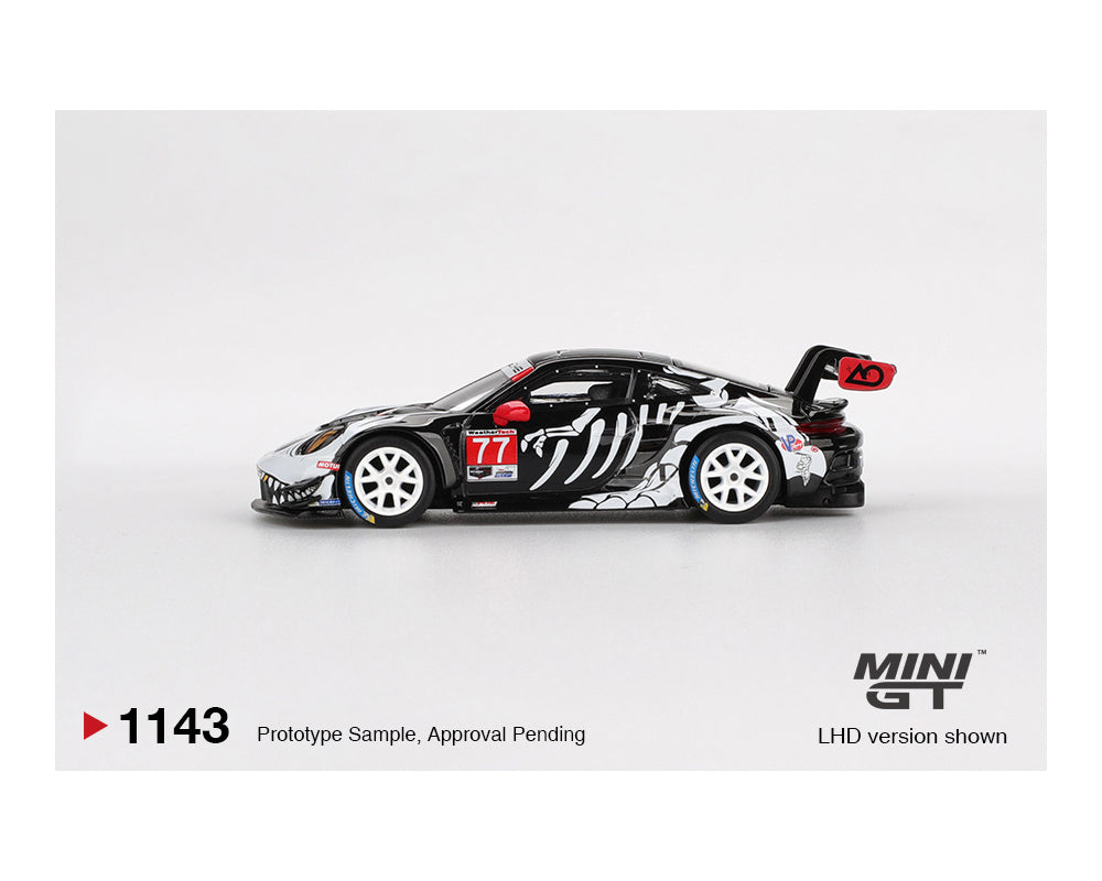 Mini GT 1:64 Porsche 911 GT3 R #77 AO Racing 2025 IMSA Petit Le Mans