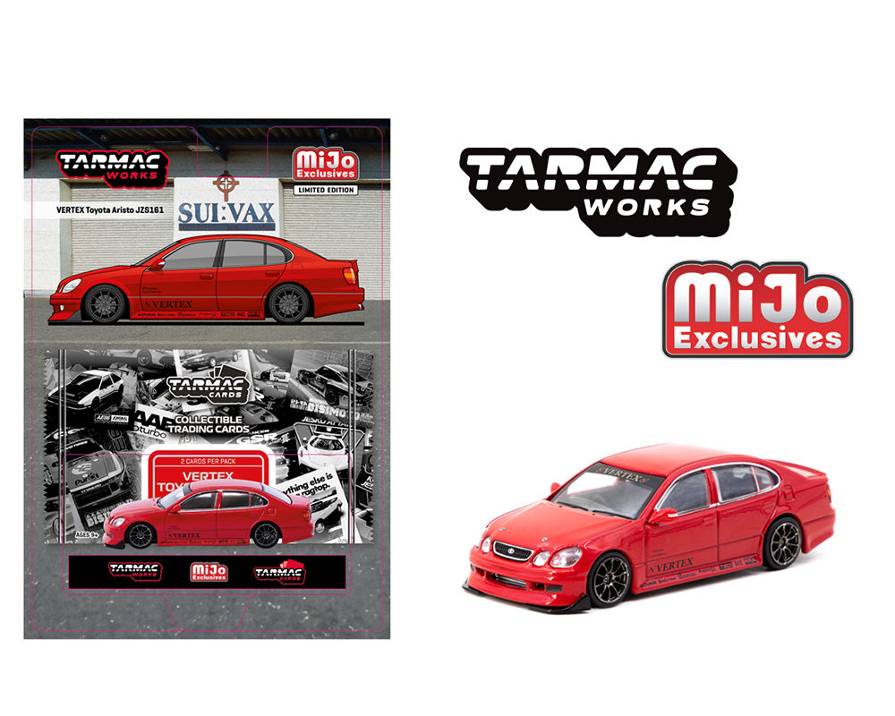 Pre-Order] Tarmac Works 1:64 VERTEX Toyota Aristo JZS161 – Red