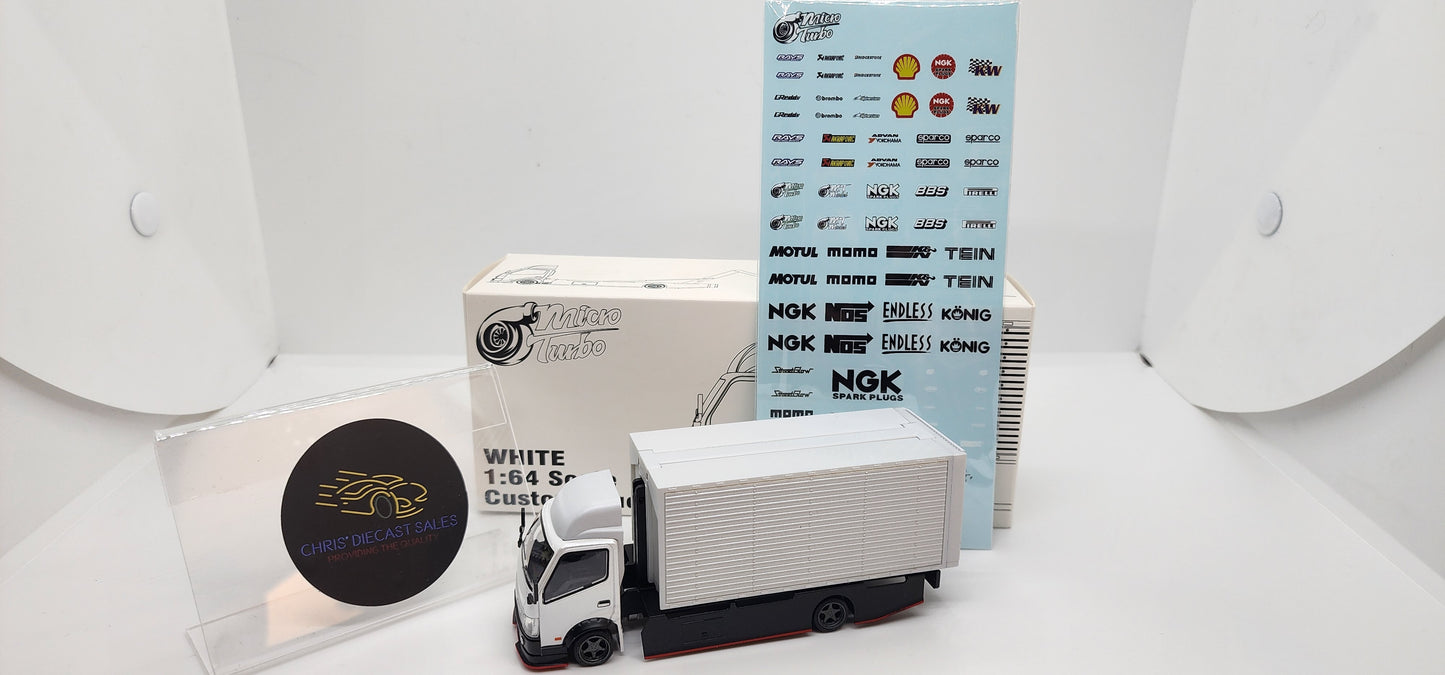 MicroTurbo - White Custom Wing Truck