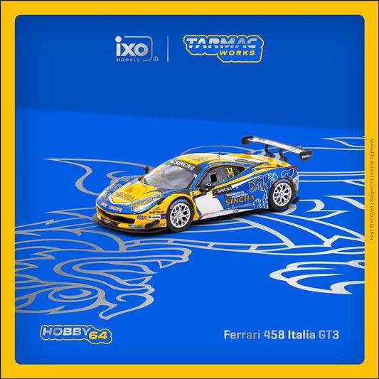 [Pre-Order] Tarmac Works Ferrari Italia GT3 GT Asia 2016 C. Van Dam / P. Bhirombhakdi