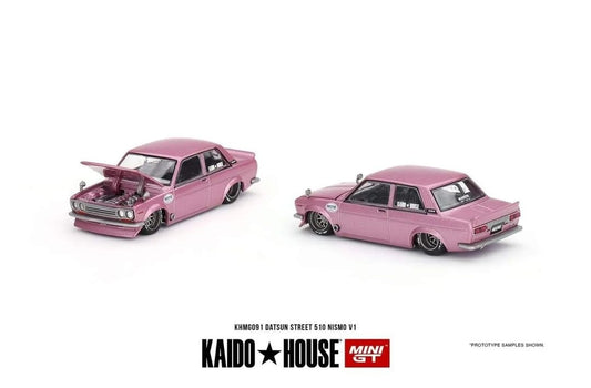 [Pre-Order] Mini GT x Kaido House Datsun 510 Pro Street Pink