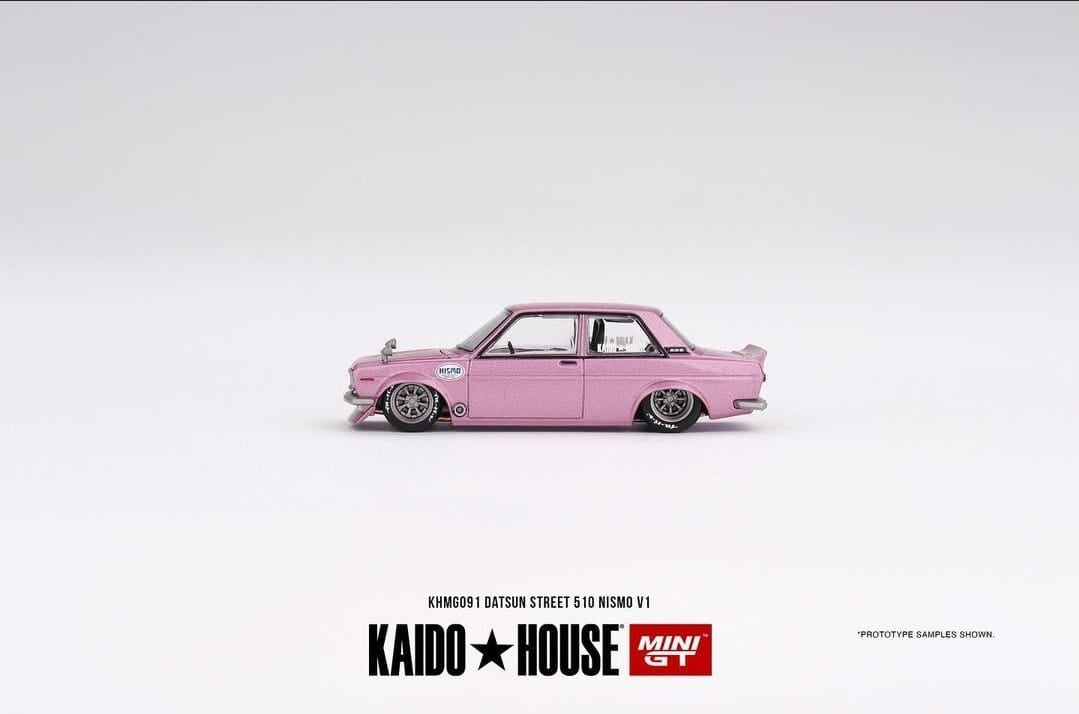 [Pre-Order] Mini GT x Kaido House Datsun 510 Pro Street Pink