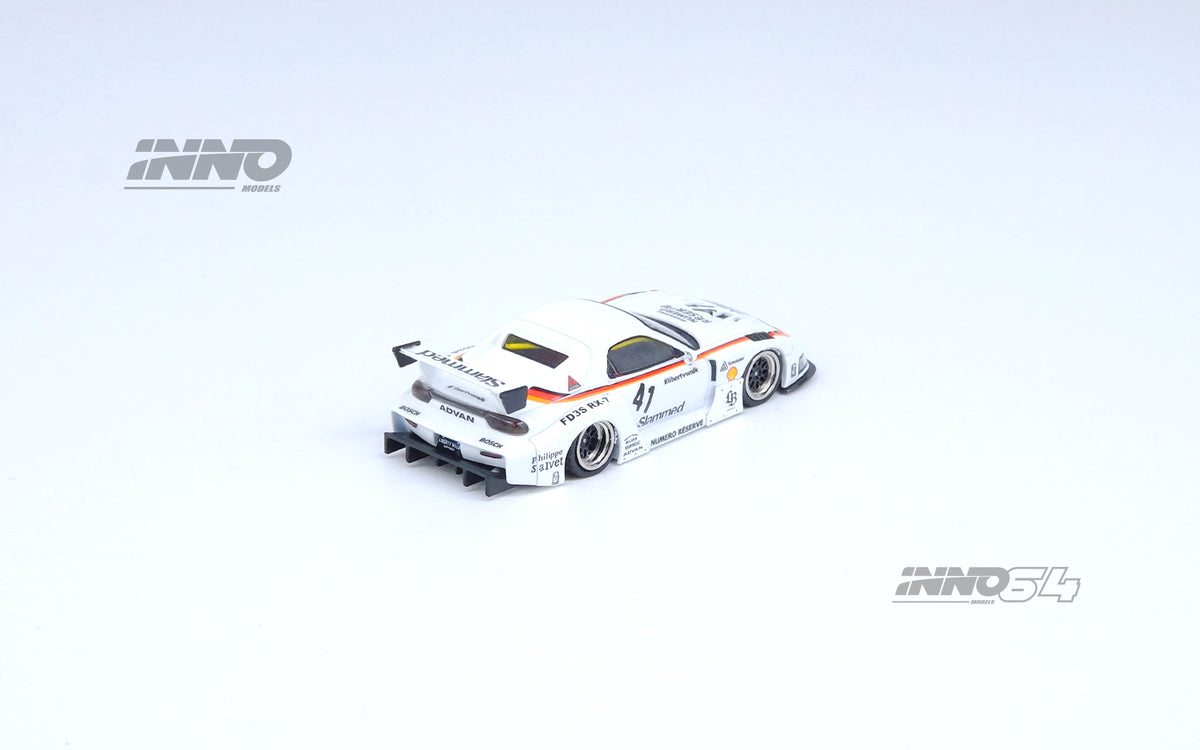 [Pre-Order] INNO64 1/64 Mazda RX7 (FD3S) LB-SUPER SILHOUETTE in White