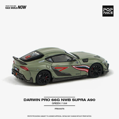 [Pre-Order] Pop Race 1:64 Toyota GR Supra DarwinPro 66G NWB in Green