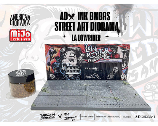 [Pre-Order] American Diorama 1:64 MiJo Exclusives LA Street Art Diorama Lowrider – Limited Edition