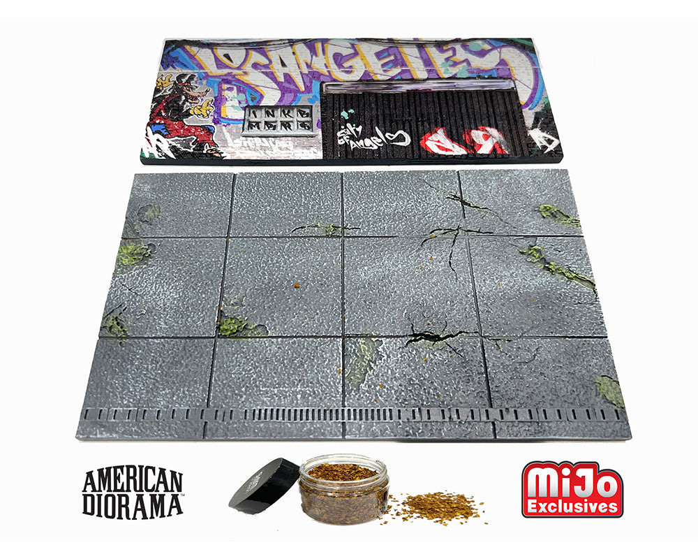 [Pre-Order] American Diorama 1:64 MiJo Exclusives LA Street Art Diorama Graffiti – Limited Edition