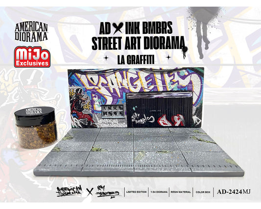 [Pre-Order] American Diorama 1:64 MiJo Exclusives LA Street Art Diorama Graffiti – Limited Edition