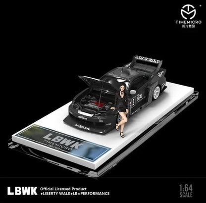[Pre-Order] TimeMicro Nissan Silvia S15 LBWK in Black Latte