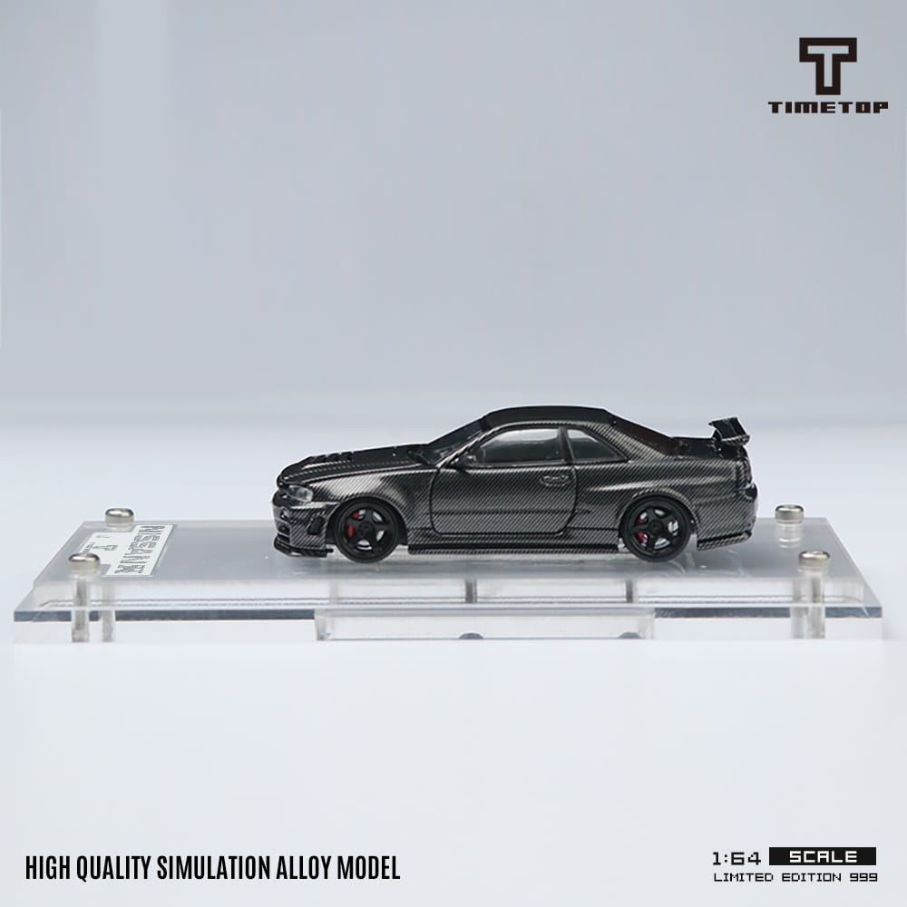 [Pre-Order] TimeTop Nissan Skyline GTR-R34 FULL BLACK CARBON – Chris ...