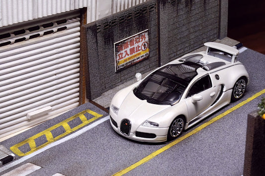 Mortal Bugatti Veyron in White With Adjustable Wing