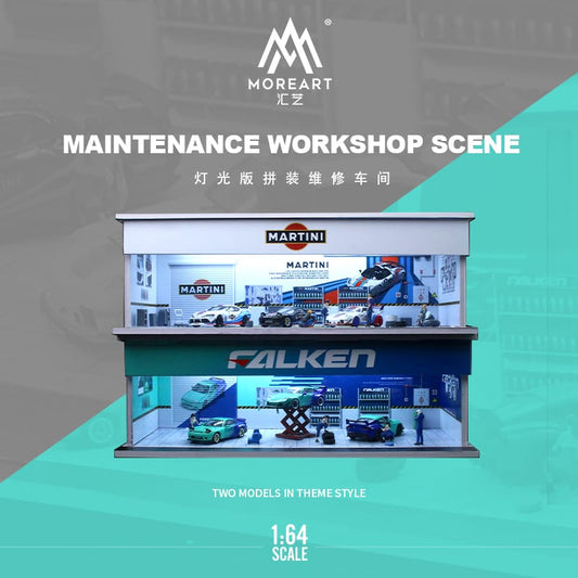 More Art Maintenance Workshops Scene Falken and Martini Livery