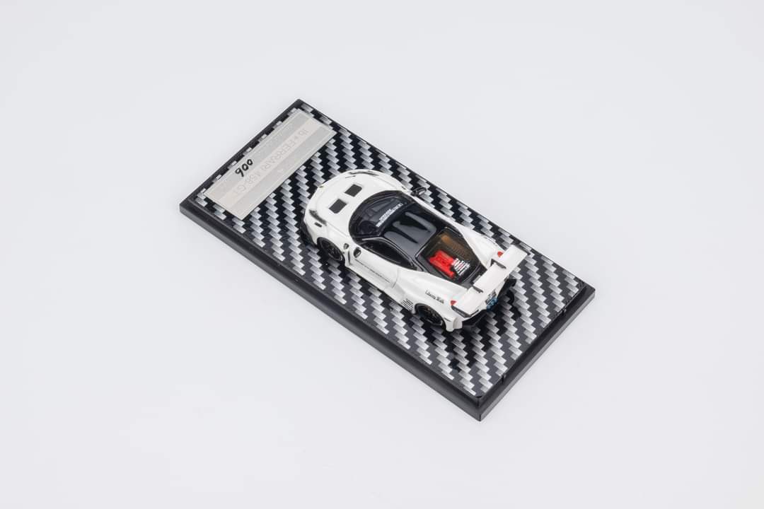 QIDIAN Ferrari LB 458 GT Resin Model in White