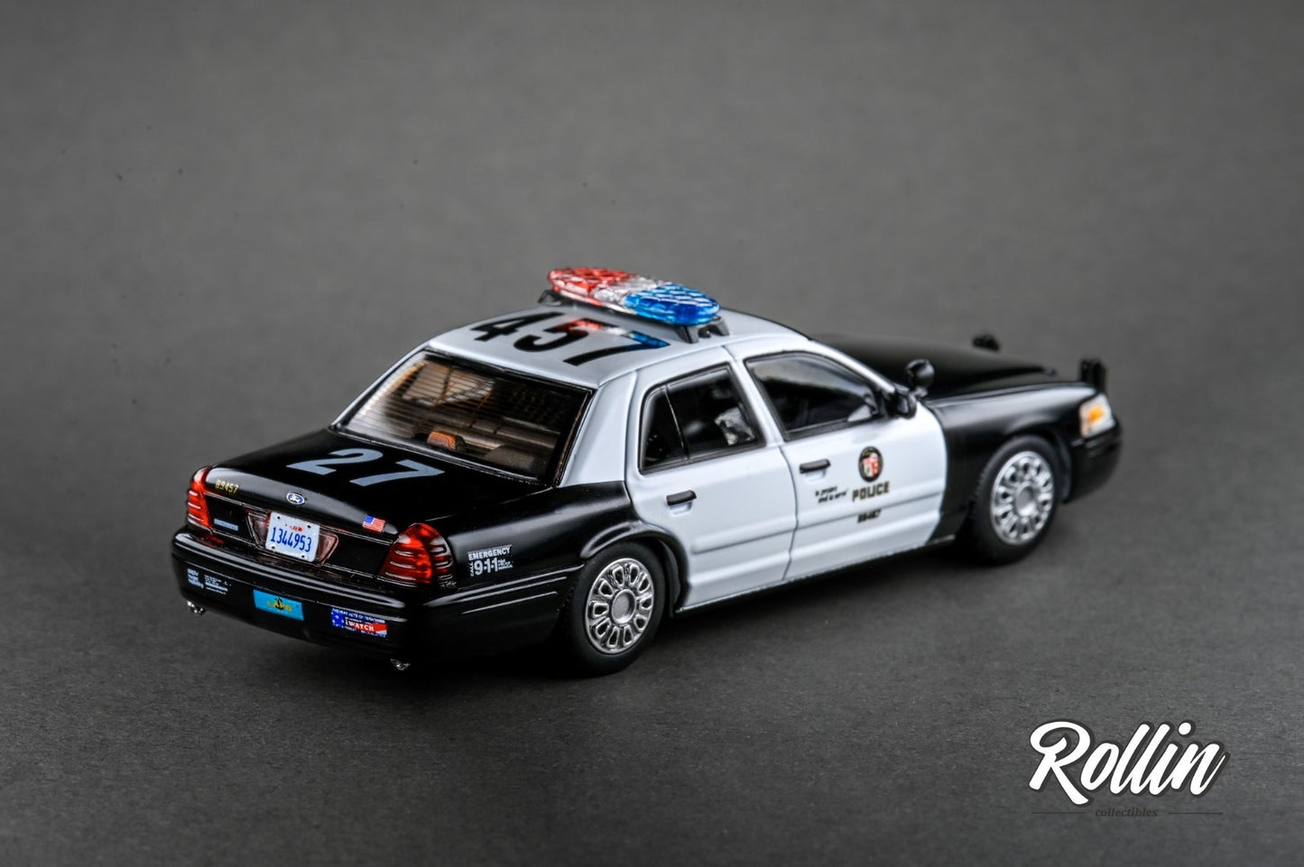 [Pre-Order] Rollin Ford CV Victoria Crown w/ LAPD Los Angeles Police Car Livery