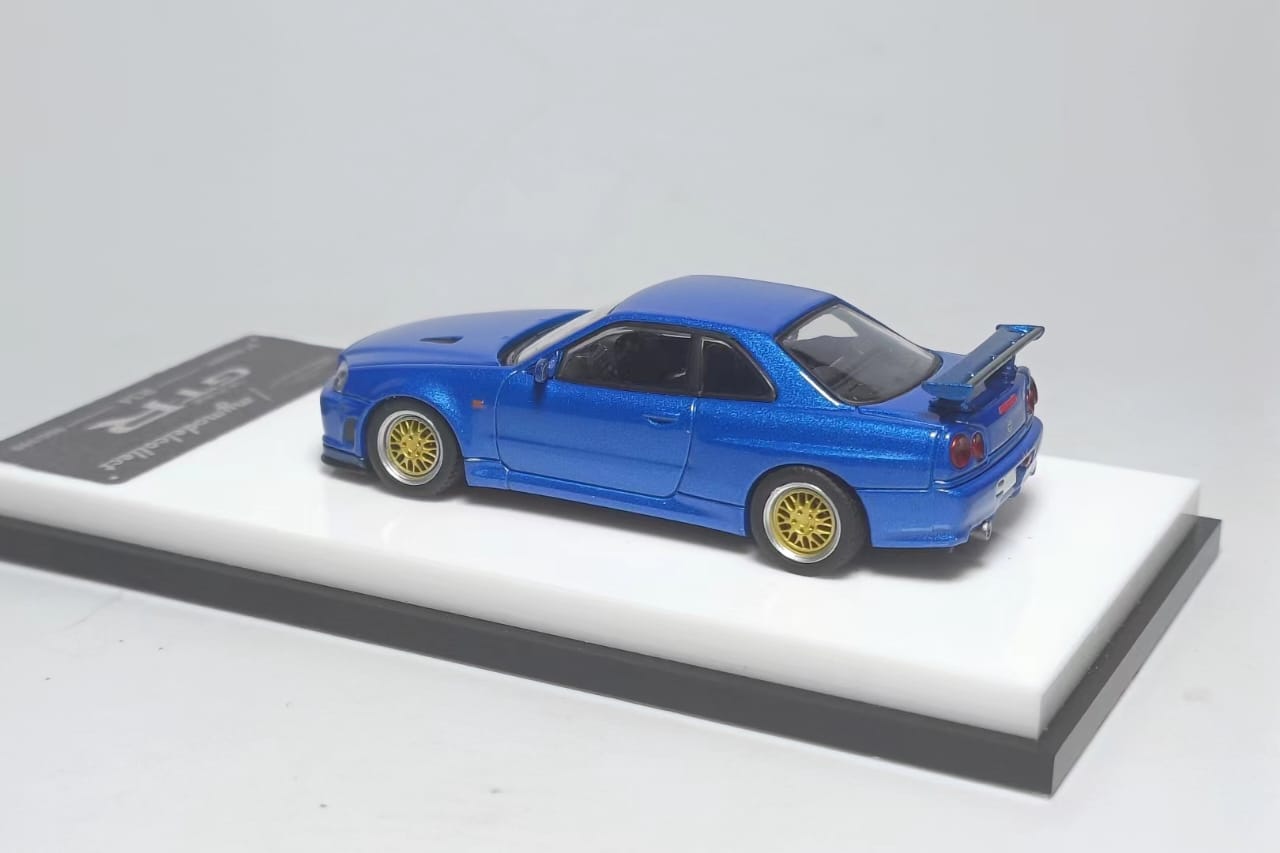[Pre-Order] MyModelCollect Nissan Skyline GT-R R34 in Bayside Blue