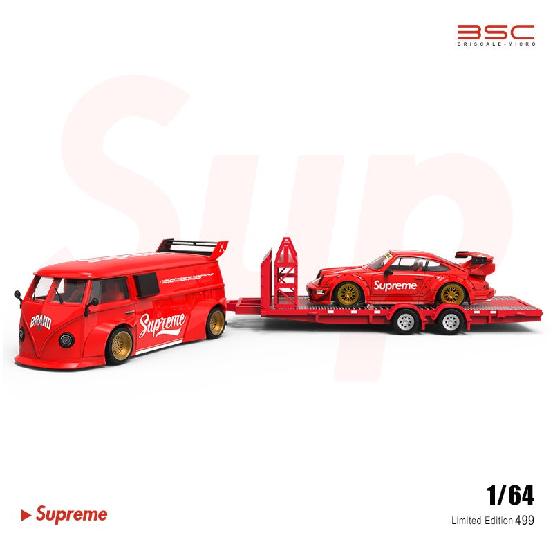[Pre-Order] BSC Volkswagen T1 and Porsche RWB Trailer Supreme Series