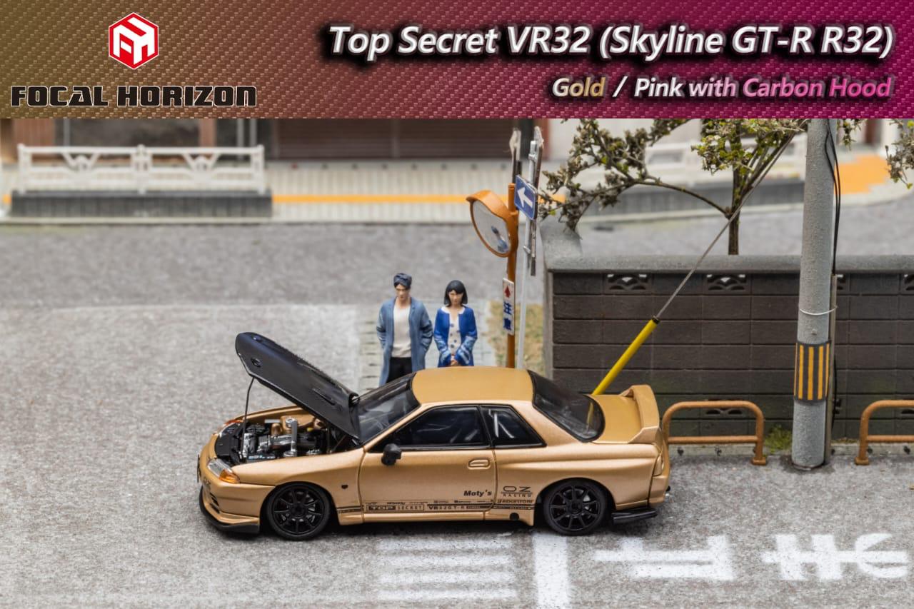 [Pre-Order] Focal Horizon Top Secret Nissan Skyline GT-R R32 in Gold