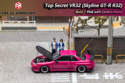 [Pre-Order] Focal Horizon Top Secret Nissan Skyline GT-R R32 in Pink