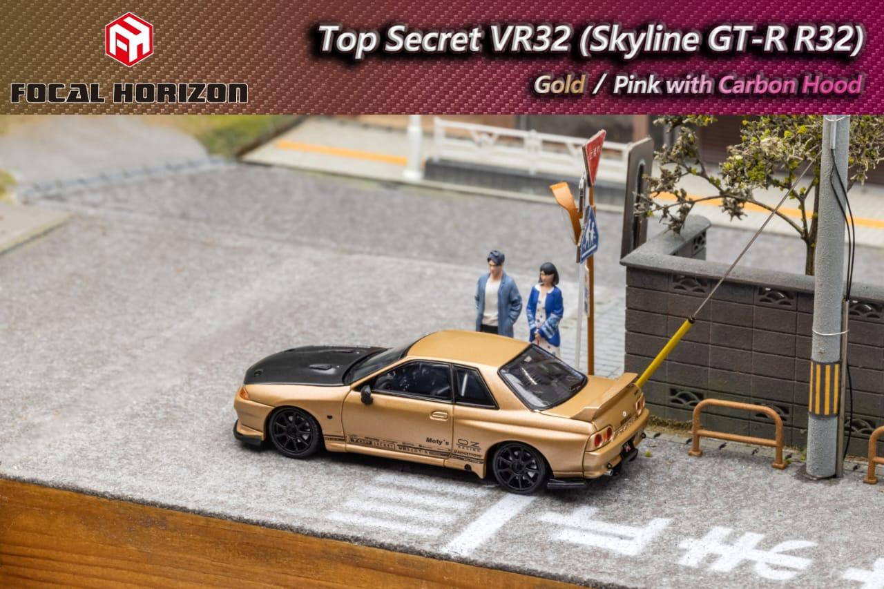 [Pre-Order] Focal Horizon Top Secret Nissan Skyline GT-R R32 in Gold