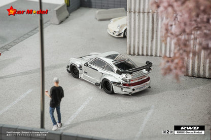 Star Model 1/64 Rauh-Welt RWB993 GT Wing in Chome